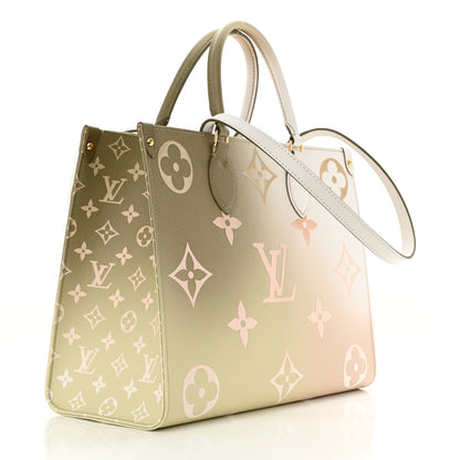 Louis Vuitton Monogram Giant Spring In The City OnTheGo MM Sunset Kaki 3 of 9