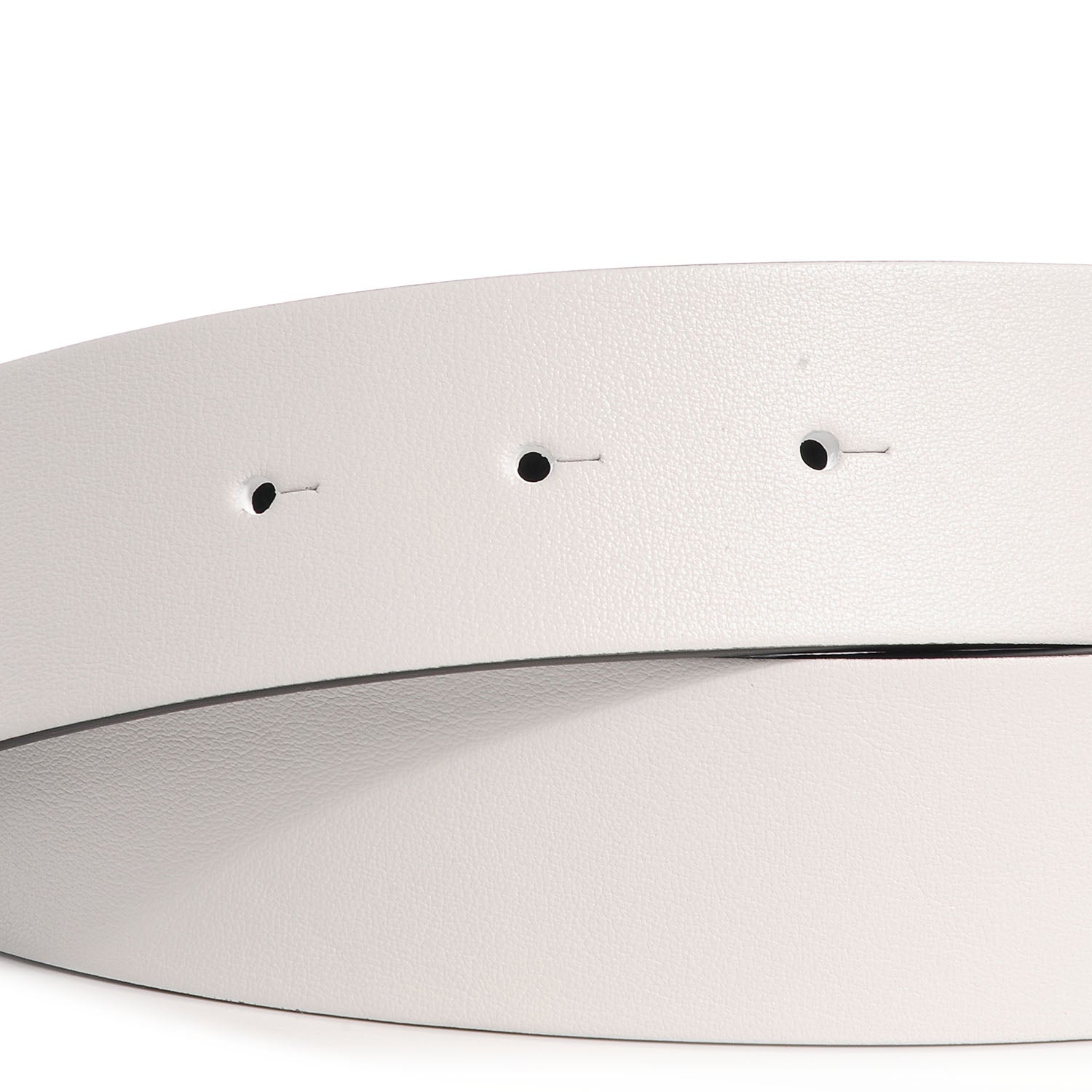 Chanel Reversible Leather CC Logo Belt 80 White Black 3 of 6