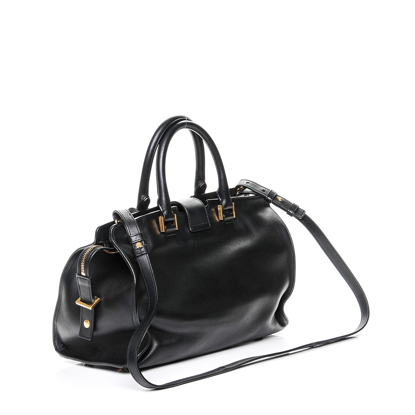 Calfskin Small Classic Y Cabas Black