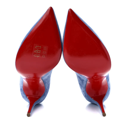 Christian Louboutin Veau Velours Pigalle Follies 100 Pumps 36.5 Jeans 5 of 7