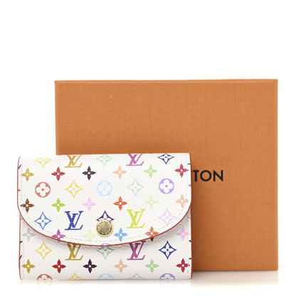 Louis Vuitton LV X TM Monogram Multicolor Rosalie Coin Purse White Kawaii Pink 9 of 9