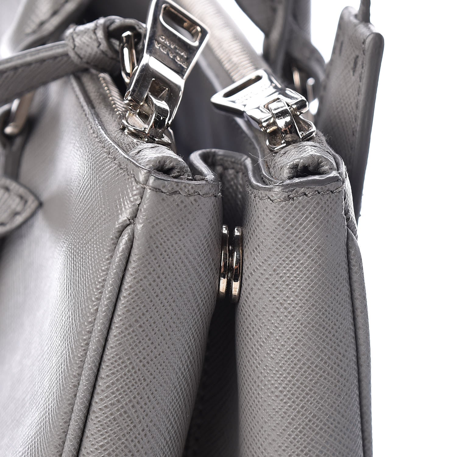 Prada Saffiano Medium Galleria Double Zip Tote Marmo 15 of 15