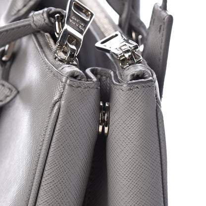 Prada Saffiano Medium Galleria Double Zip Tote Marmo 15 of 15