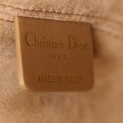 Christian Dior CHRISTIAN DIOR Calfskin Macrocannage Medium Toujours Tan 8 of 14