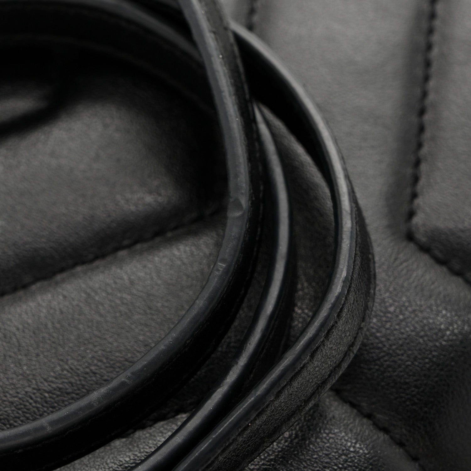 Saint Laurent Calfskin Y Quilted Monogram Toy Loulou Crossbody Bag Black 14 of 15