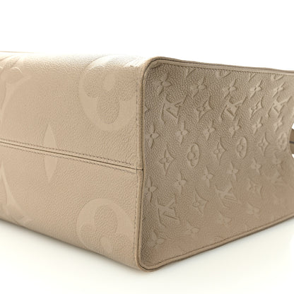 Louis Vuitton Empreinte Monogram Giant Onthego MM Tourterelle 8 of 9