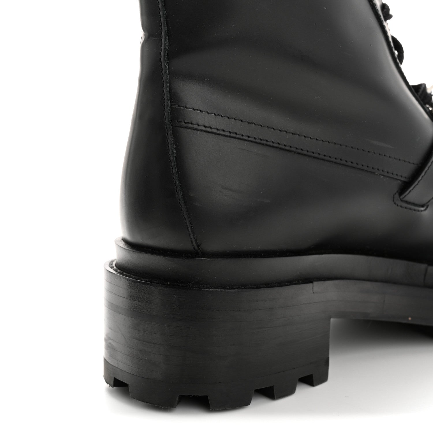 Hermes Glossed Calfskin Funk Ankle Boots 38 Black 1735101