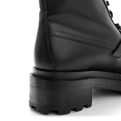 Hermes Glossed Calfskin Funk Ankle Boots 38 Black 12 of 12