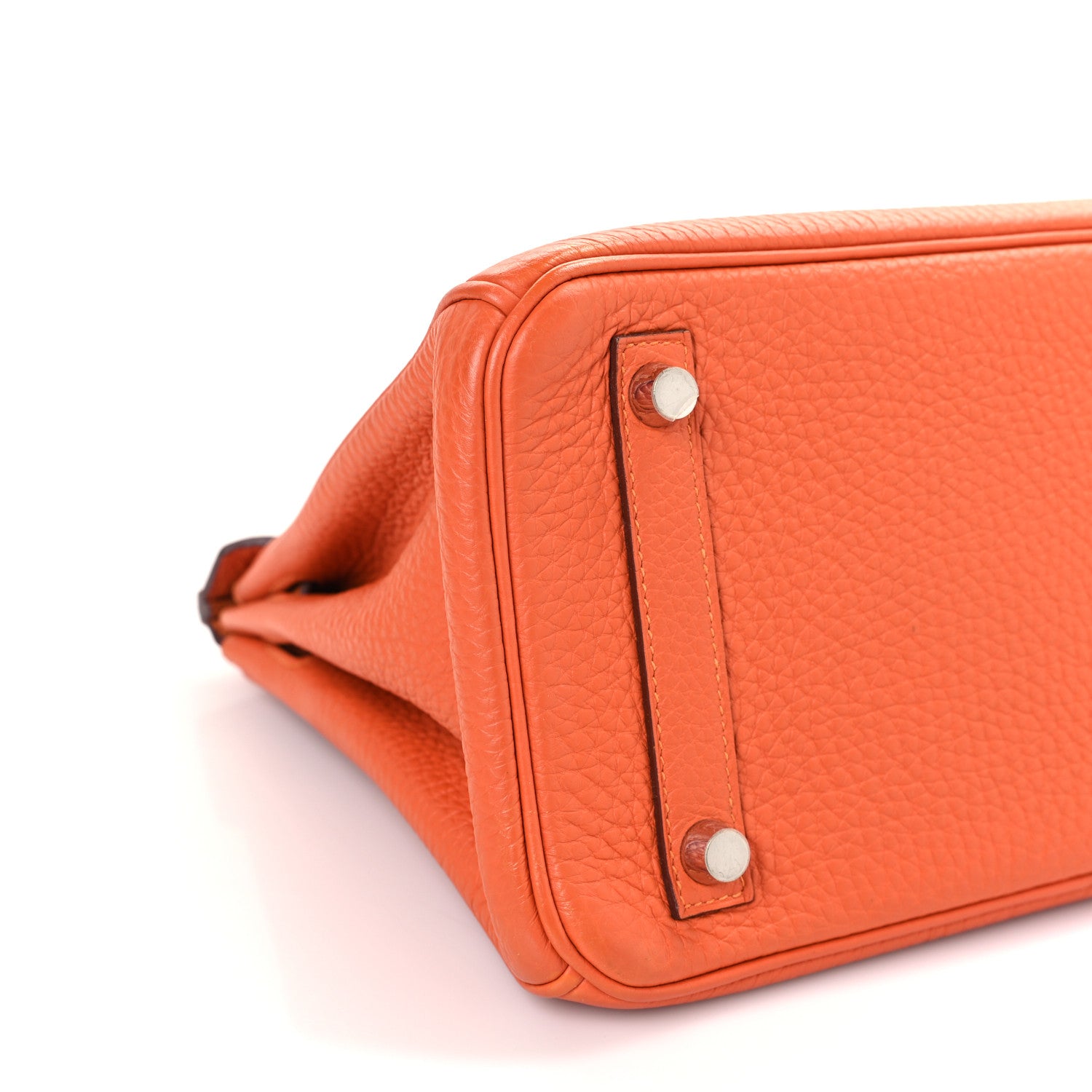 Hermes Togo Birkin 25 Orange 8 of 9