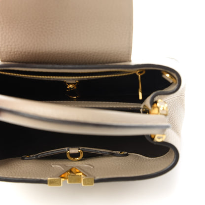 Louis Vuitton Taurillon Capucines BB Galet 5 of 10