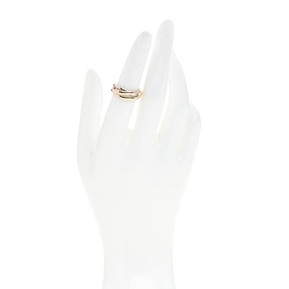 Cartier 18K Pink Yellow White Gold Small Trinity Ring 51 5.75 2 of 4