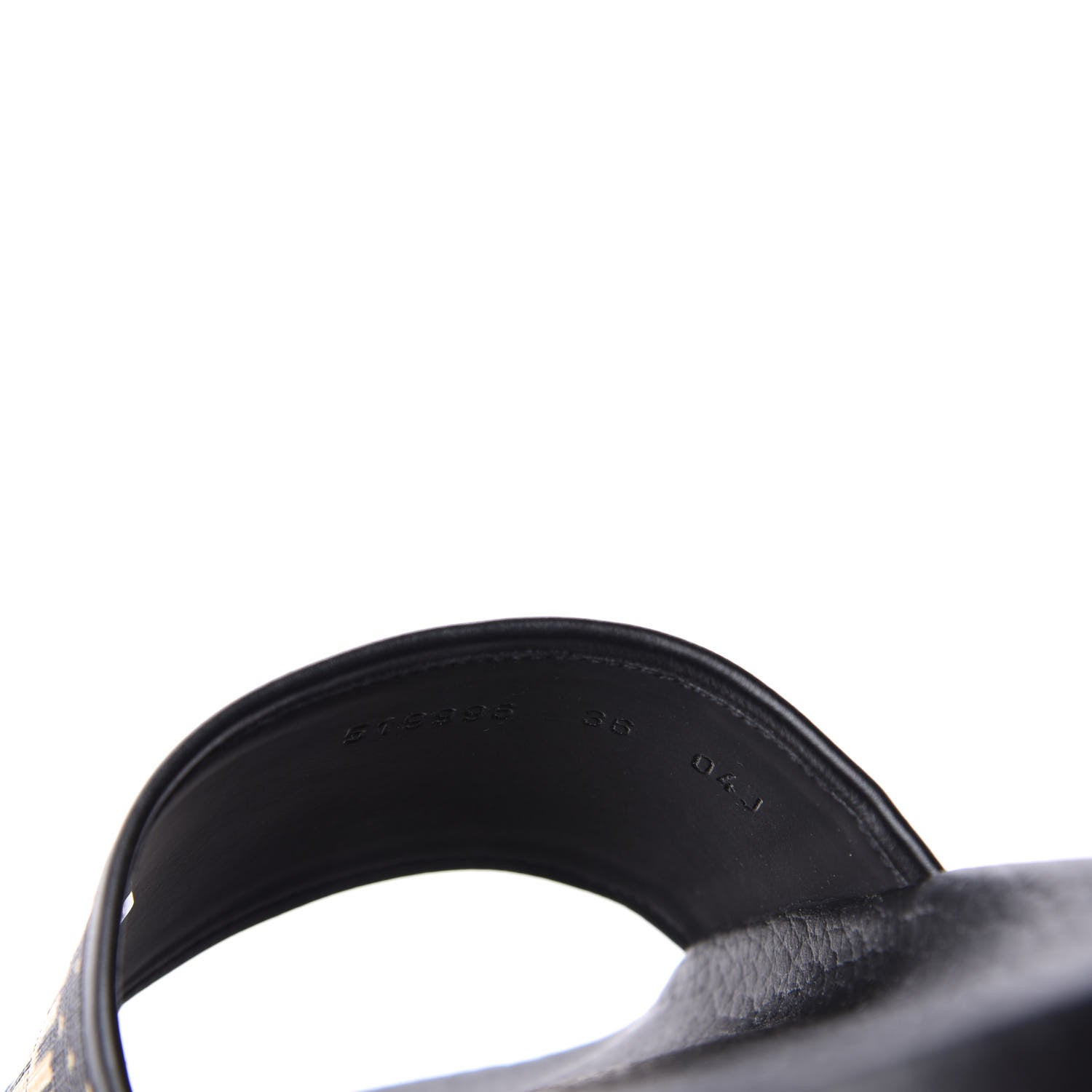 Gucci X SEGA Supreme Canvas GUCCY Stars Womens Slide Sandals 36 Black Gold 10 of 11