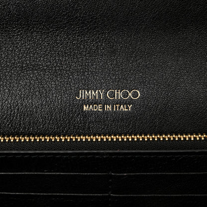 Jimmy Choo Glitter Milla Wallet on Chain Silver 6 of 11