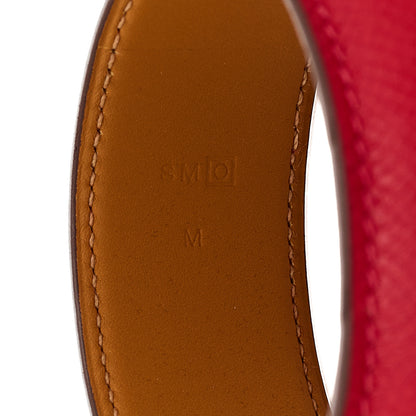 Hermes Epsom Astral Bracelet M Rouge Casaque 5 of 5
