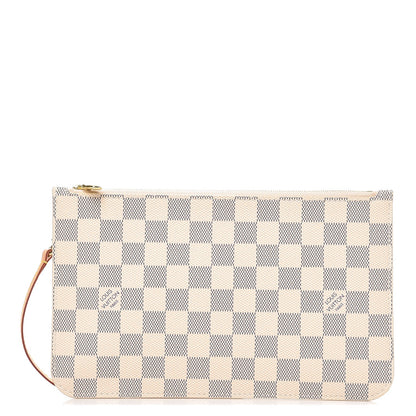 Louis Vuitton Damier Azur Neverfull MM GM Pochette 1 of 7