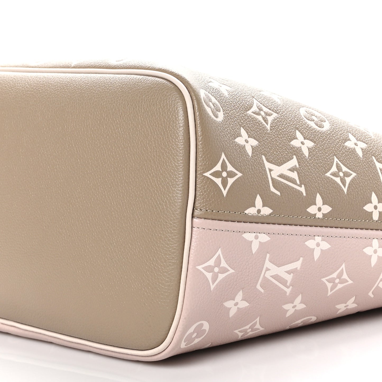 Empreinte Monogram Spring In The City Neverfull MM Kaki Beige Cream