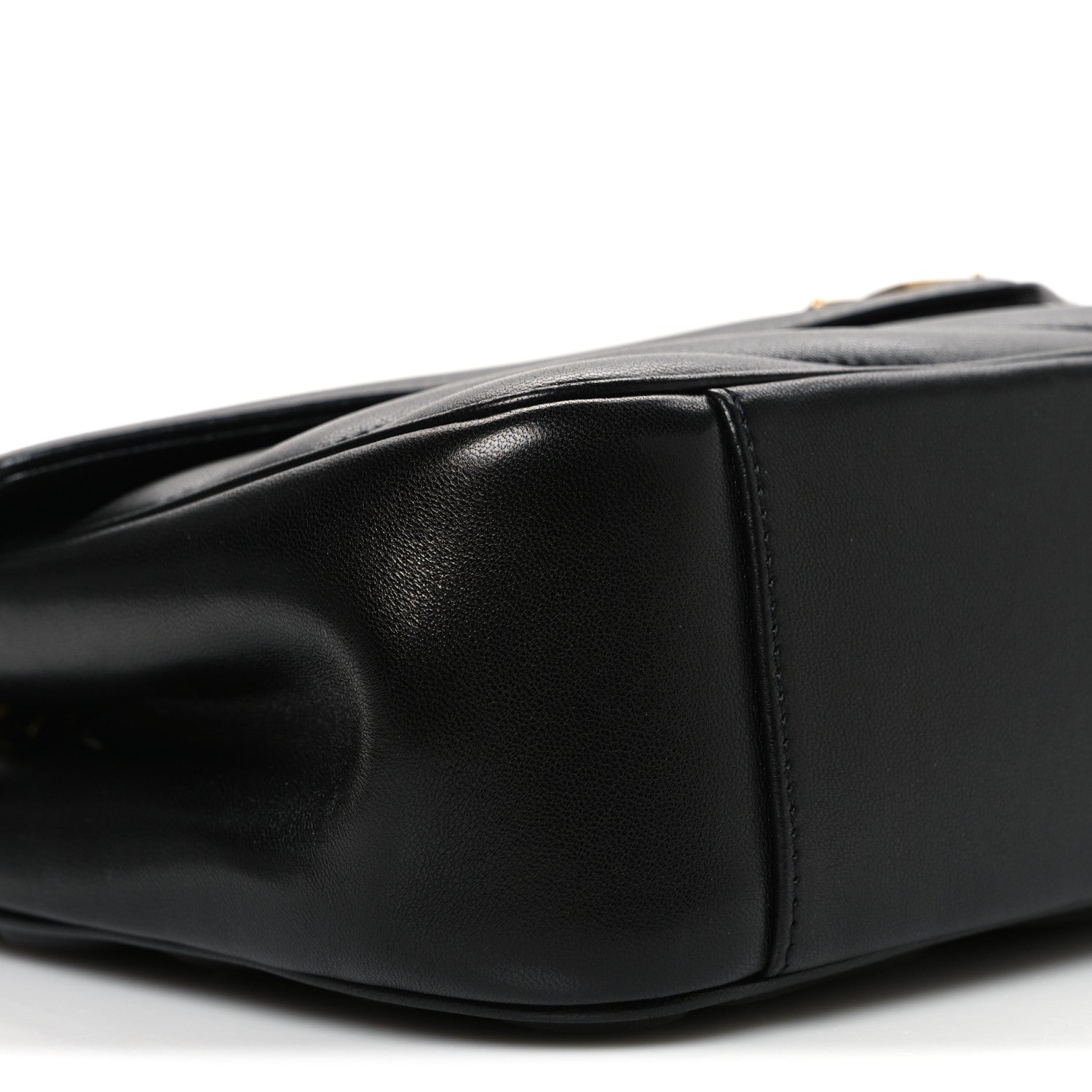 Saint Laurent Lambskin Chevron Quilted Medium Loulou Black 10 of 11