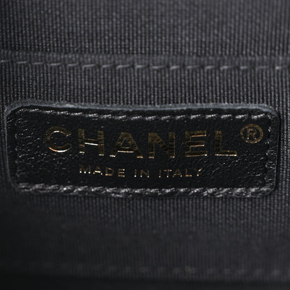 Chanel Lambskin Quilted Small Duma Drawstring Backpack Black 5 of 9
