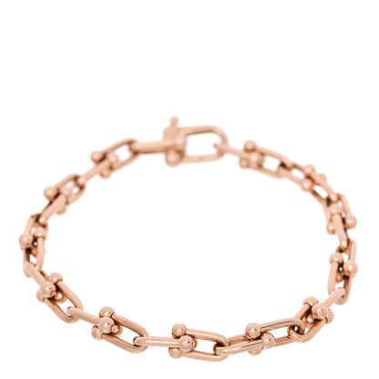 Tiffany 18K Rose Gold Small HardWear Link Bracelet 1 of 4