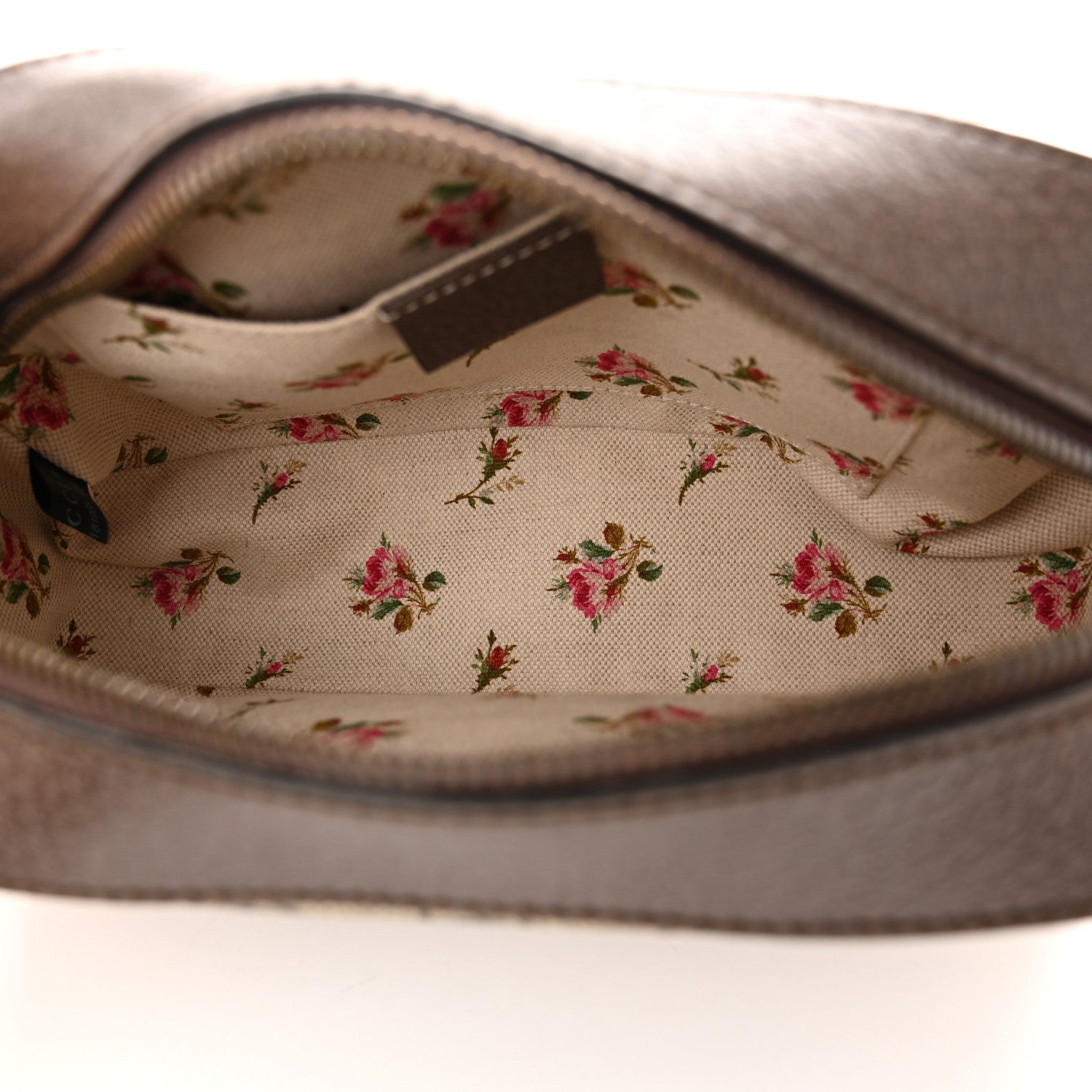 Gucci GG Supreme Monogram Web Neo Vintage Shoulder Bag Beige New Acero Crop 5 of 11
