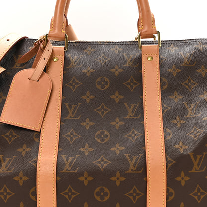 Louis Vuitton Monogram Keepall Bandouliere 50 6 of 9