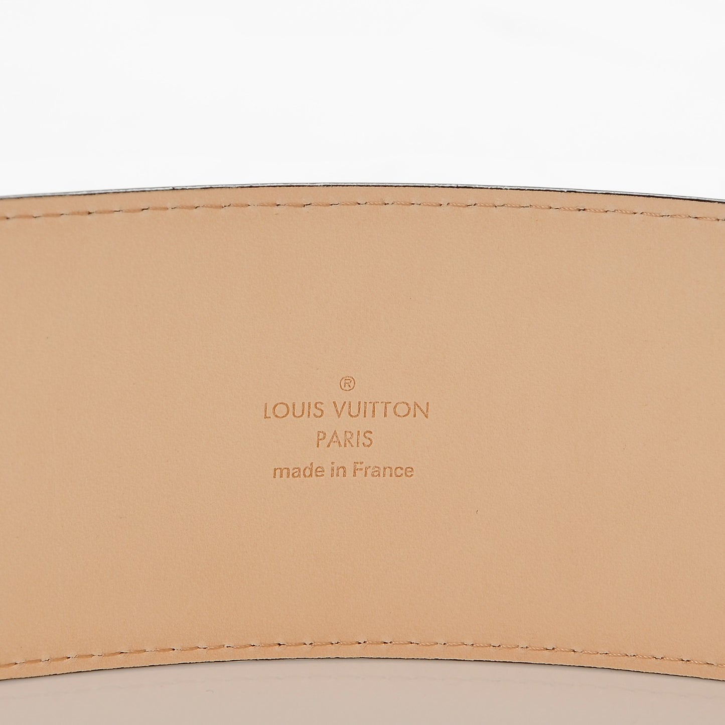 Patent LV Facettes Belt 85 34 Amarante
