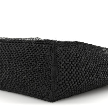 Loewe X PAULA'S IBIZA Raffia Font Tote Black 9 of 9