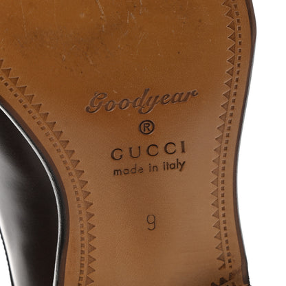 Gucci Calfskin Mens Captoe Oxford Loafers 9 Cocoa 6 of 8