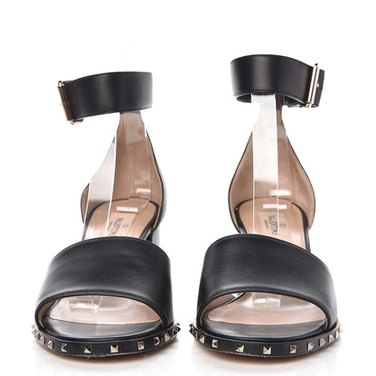 Valentino Garavani Nappa Soul Rockstud 65mm Sandals 35.5 Black 2 of 18