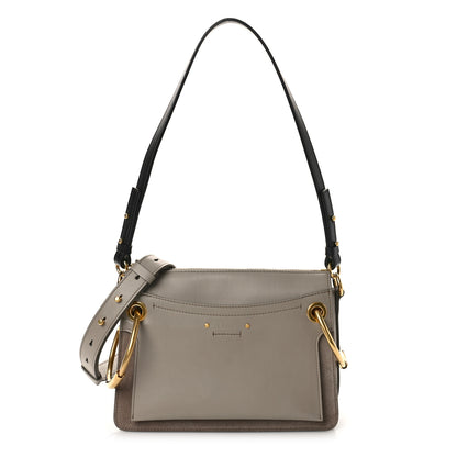 Chloe Calfskin Suede Small Roy Bag Motty Grey 1 of 9