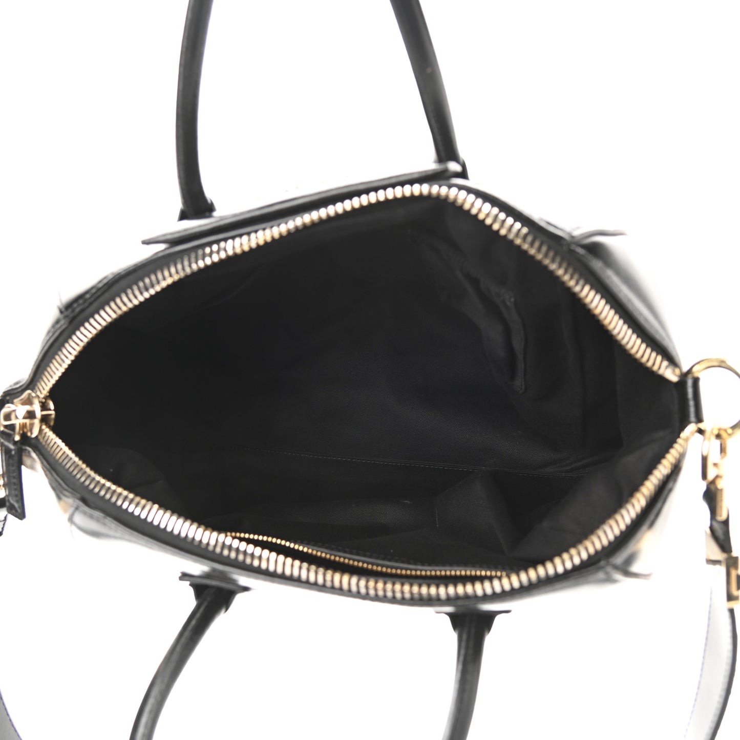 Shiny Lord Calfskin Medium Antigona Black
