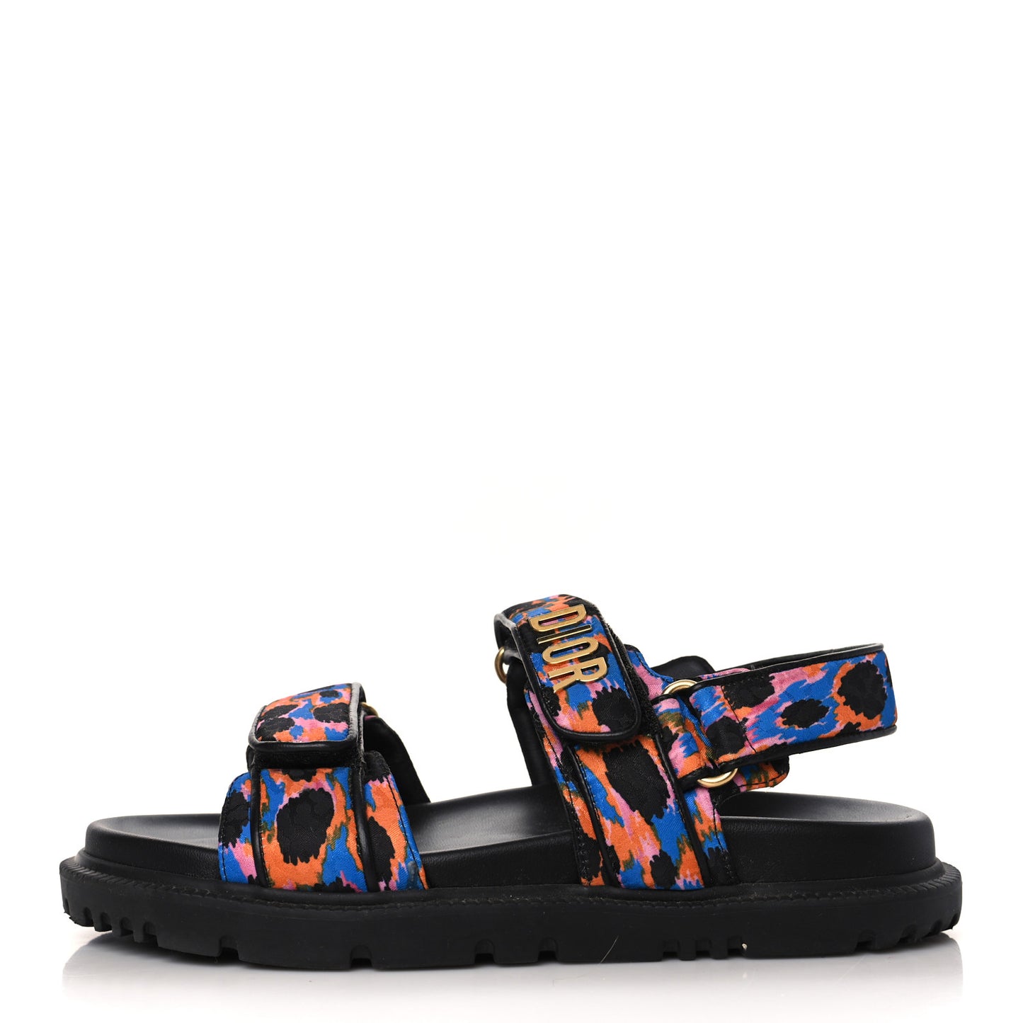 Technical Fabric Mizza Print DiorAct Sandals 36 Multicolor