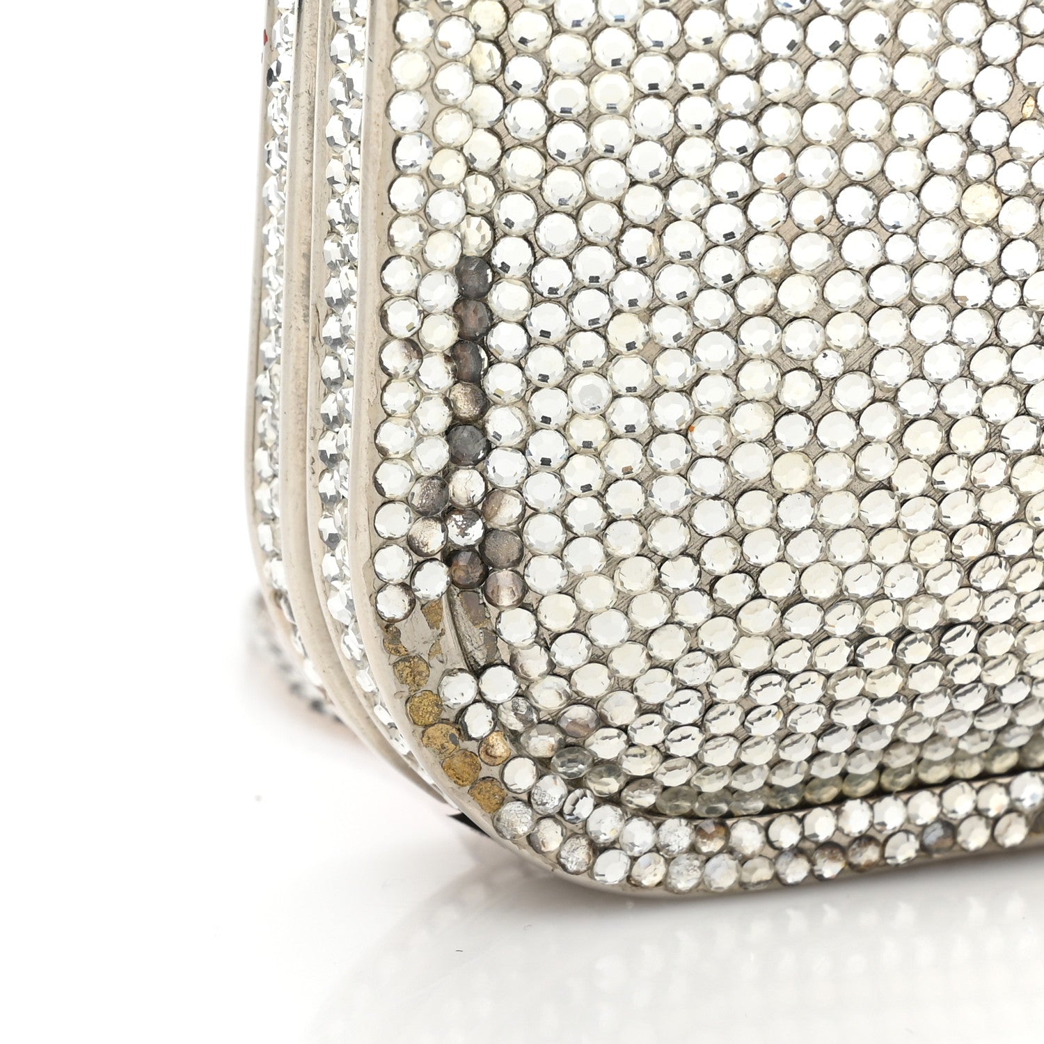 Judith Leiber Swarovski Crystal Flower Minaudiere Clutch 18 of 18