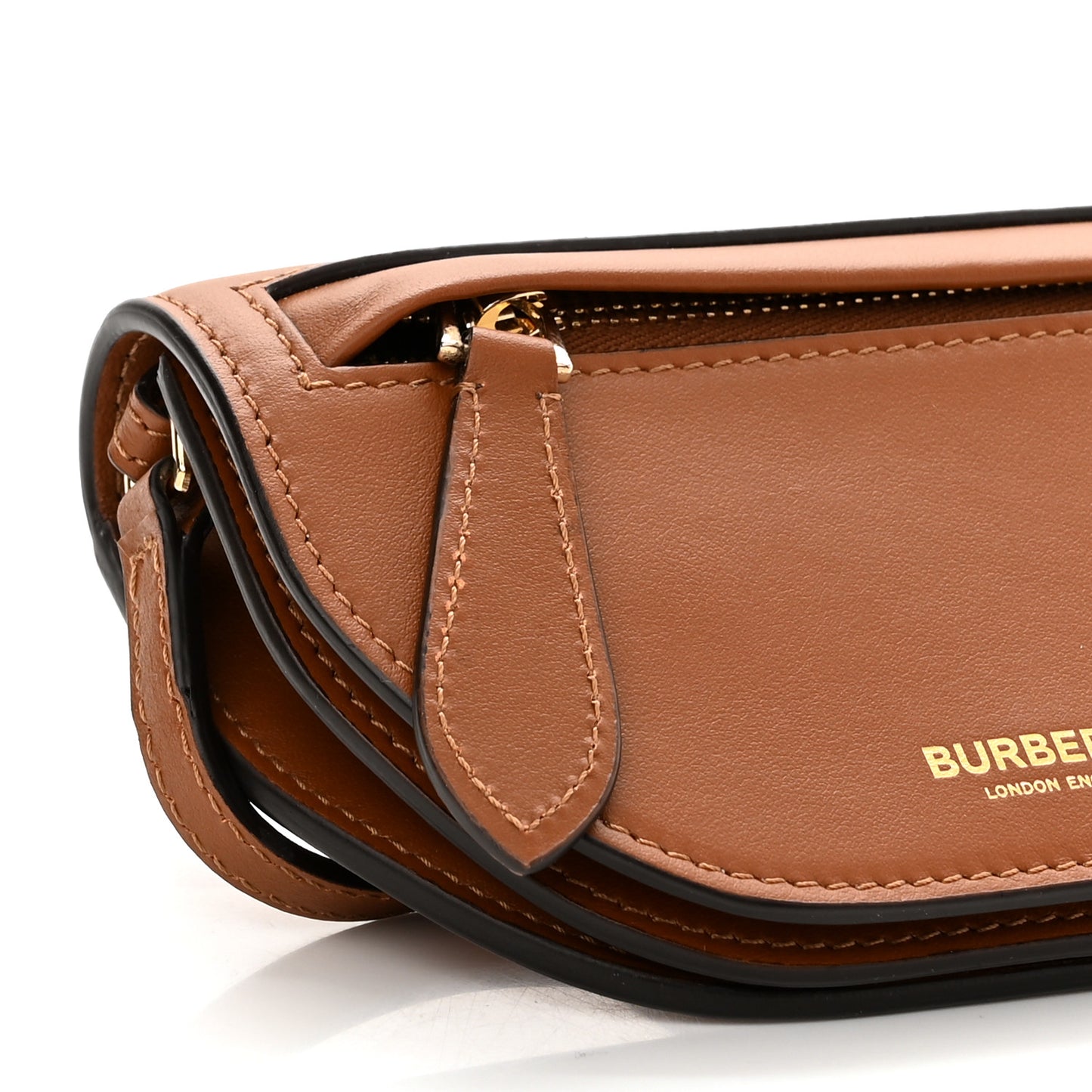 Calfskin Micro Olympia Card Case Warm Tan