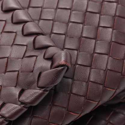 Bottega Veneta Nappa Intrecciato Large Olimpia Bag Burgundy 12 of 14