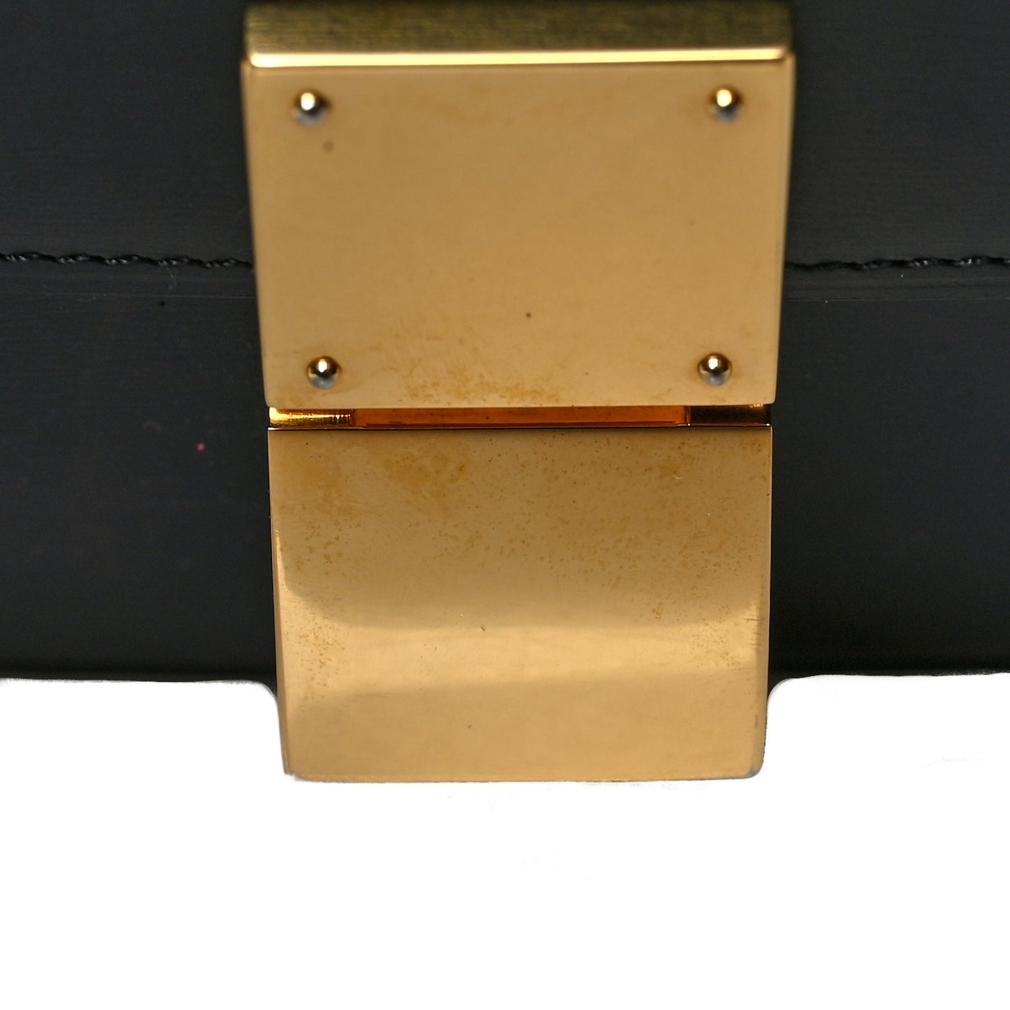 Box Calfskin Medium Classic Box Flap Bag Black