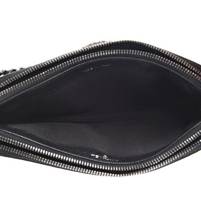 Chanel Caviar Quilted Small Boy Clutch With Chain Black 6 of 14