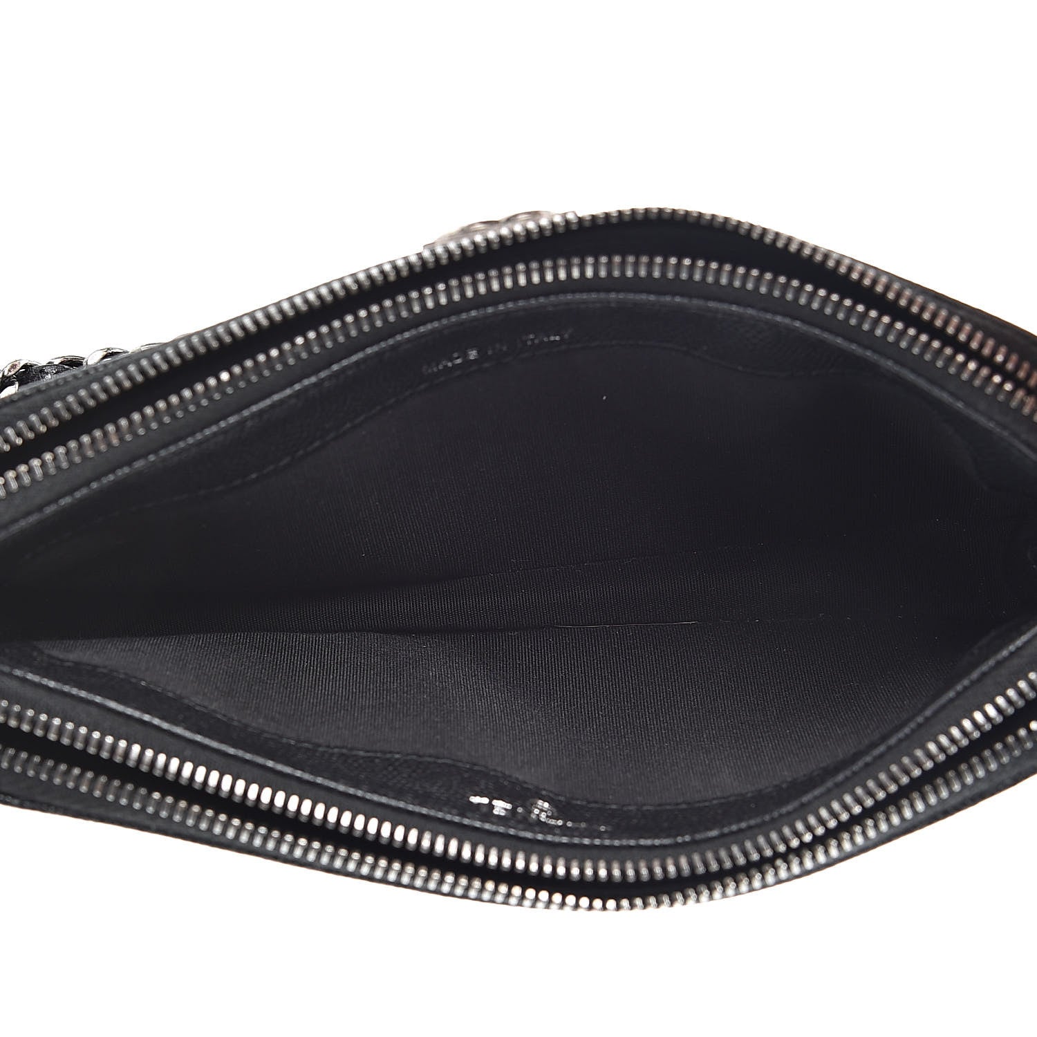 Chanel Caviar Quilted Small Boy Clutch With Chain Black 6 of 14