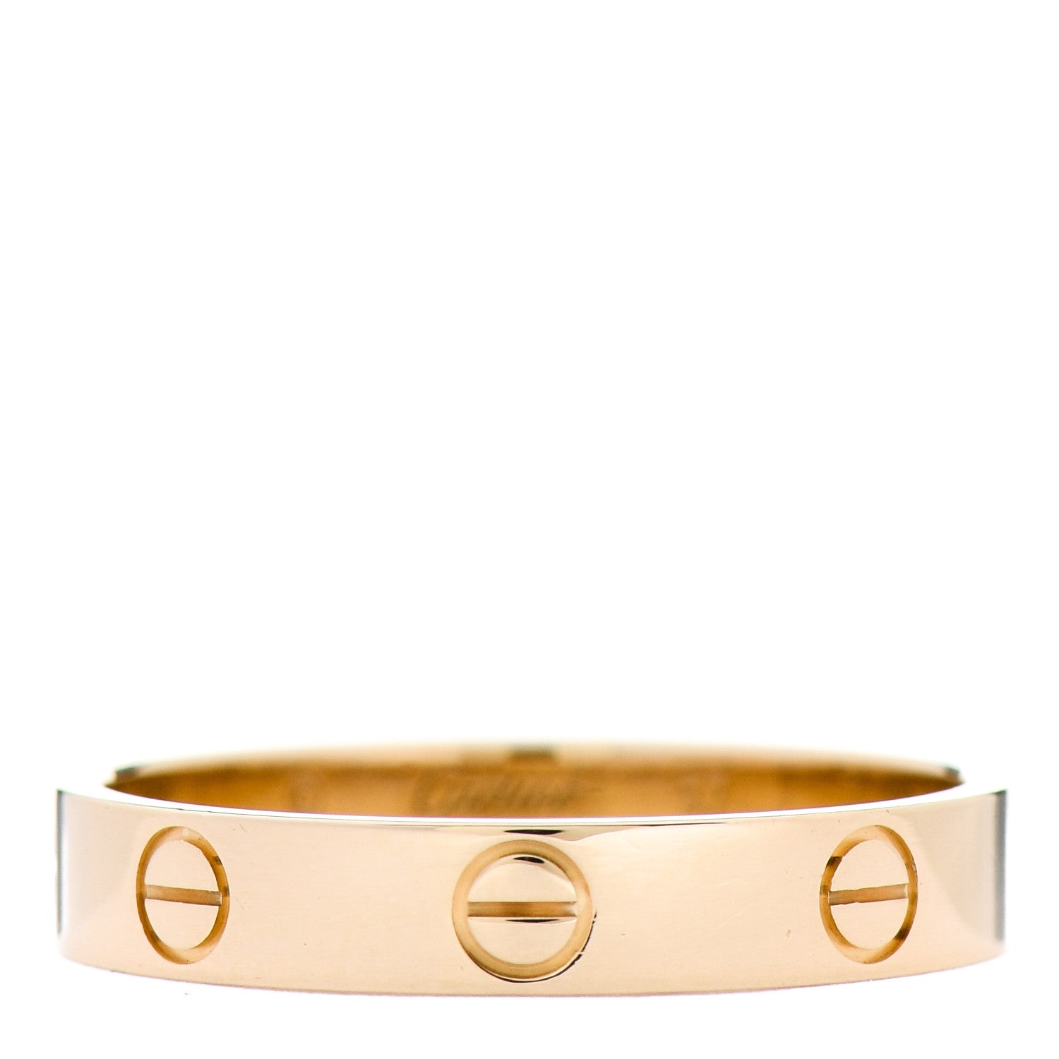 Cartier 18K Yellow Gold 3.5mm LOVE Wedding Band Ring 57 8 1 of 5