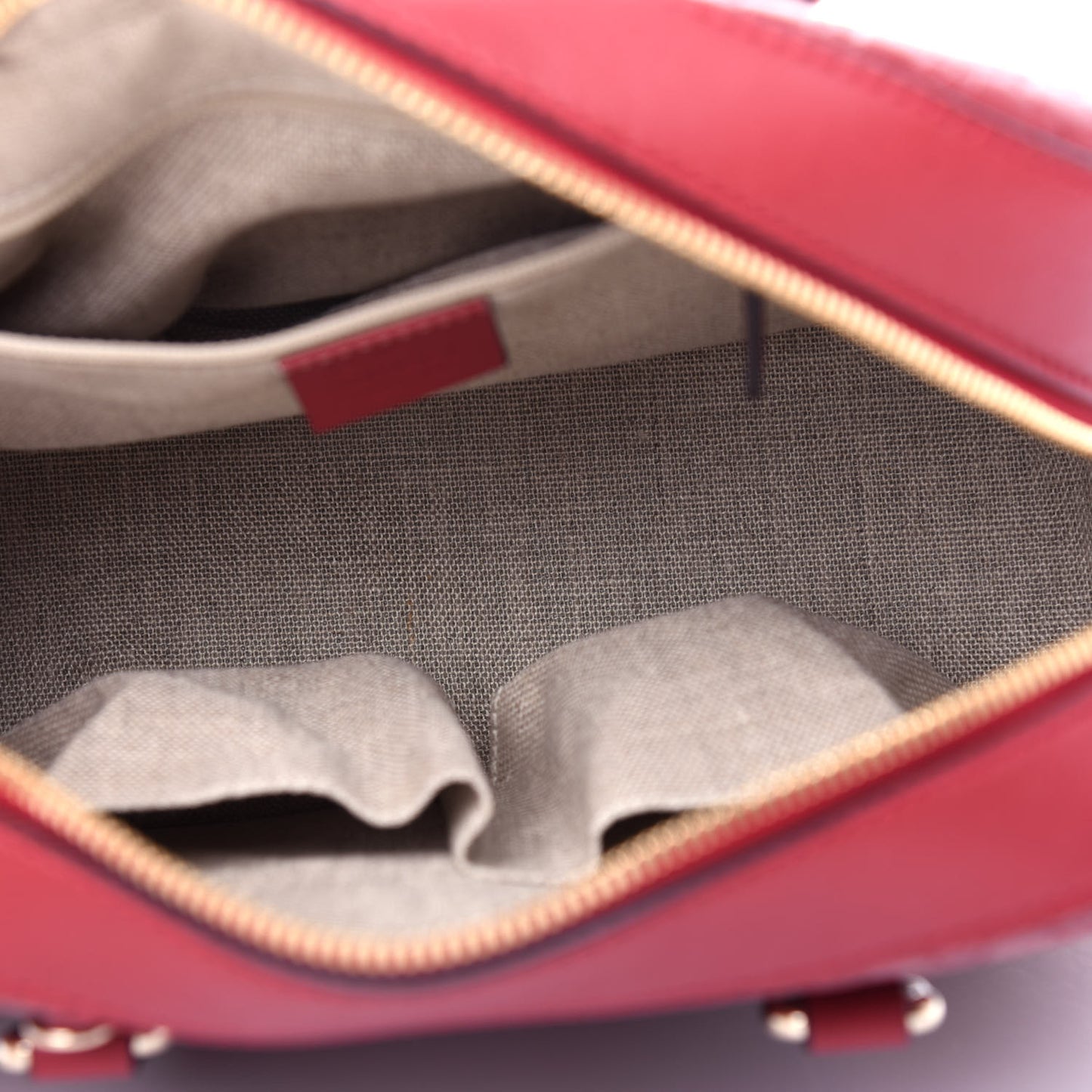 Soft Microguccissima Medium Crossbody Bag Rosso