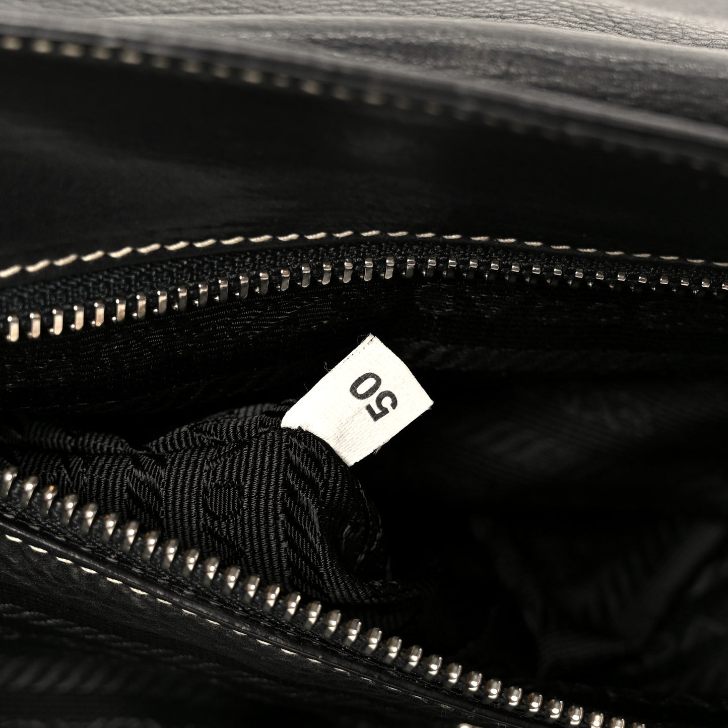 Calf Pocket Shoulder Bag Black