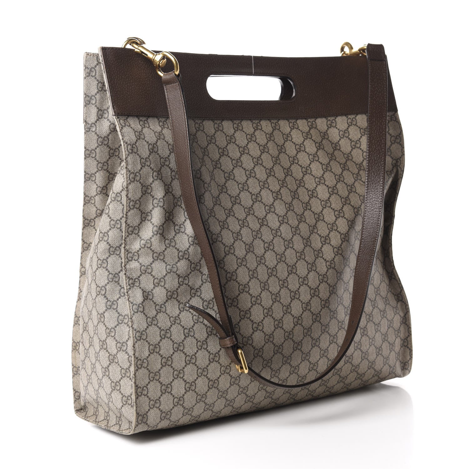 Gucci Soft GG Supreme Monogram Slip Handle Vertical Tote Beige New Acero 3 of 13