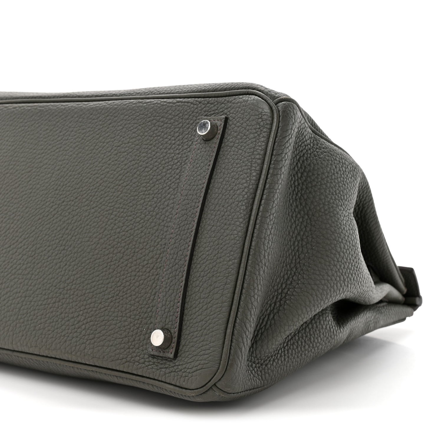 Taurillon Clemence Birkin 35 Vert De Gris