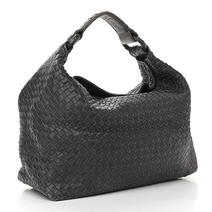 Bottega Veneta Nappa Intrecciato Sloane Hobo Ferro Gray 3 of 11