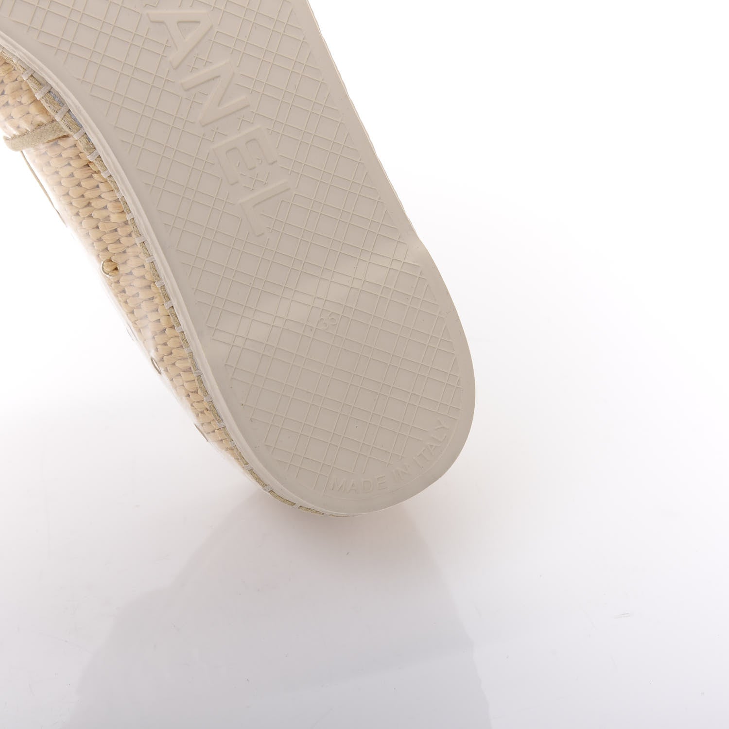 Chanel PVC Raffia CC Espadrilles 35 Beige 6 of 9