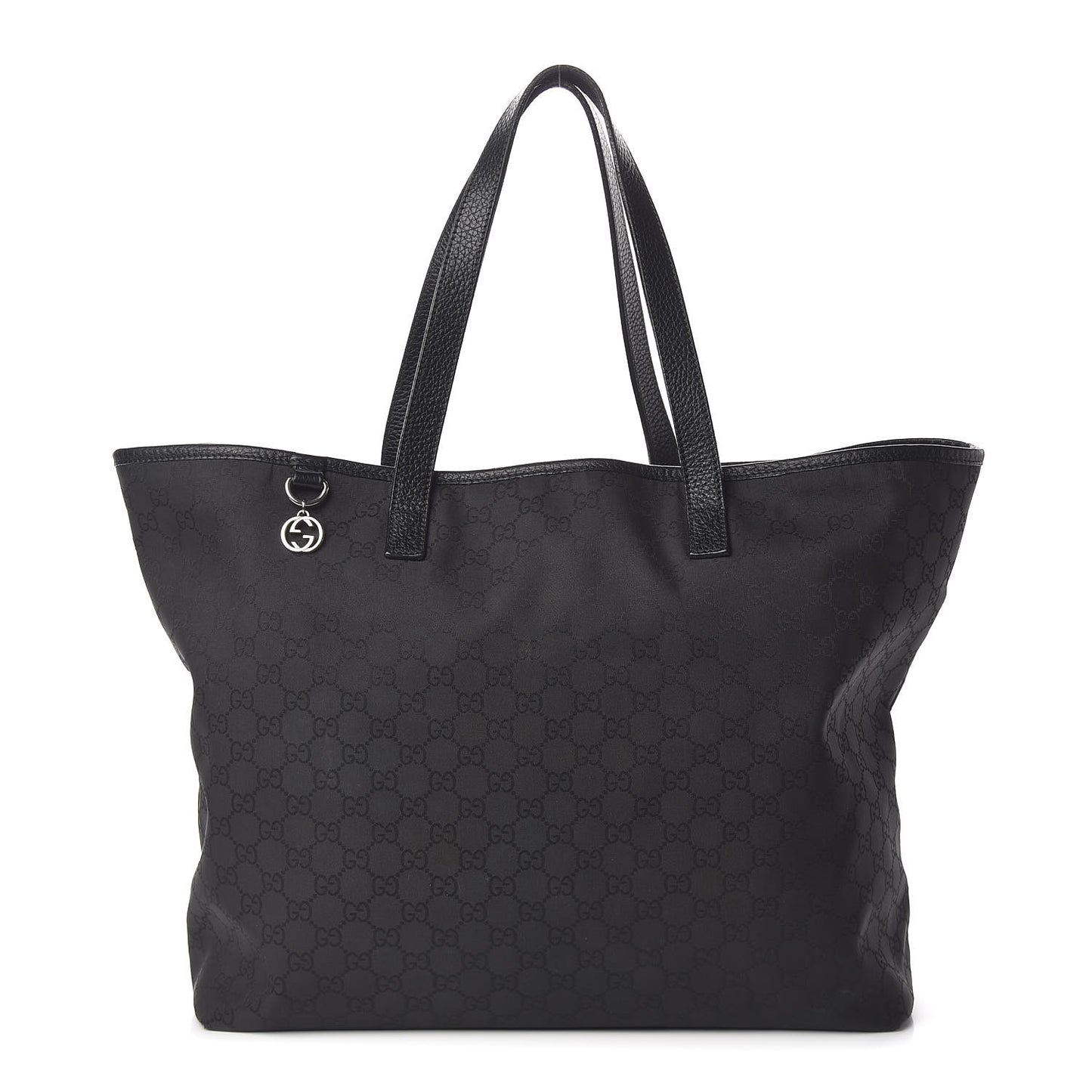 Nylon Monogram Large Tote Black