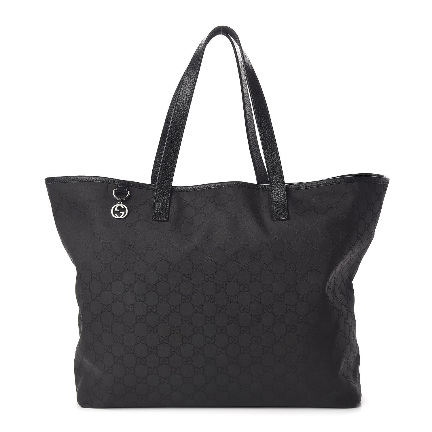 Gucci Nylon Monogram Large Tote Black 1 of 11