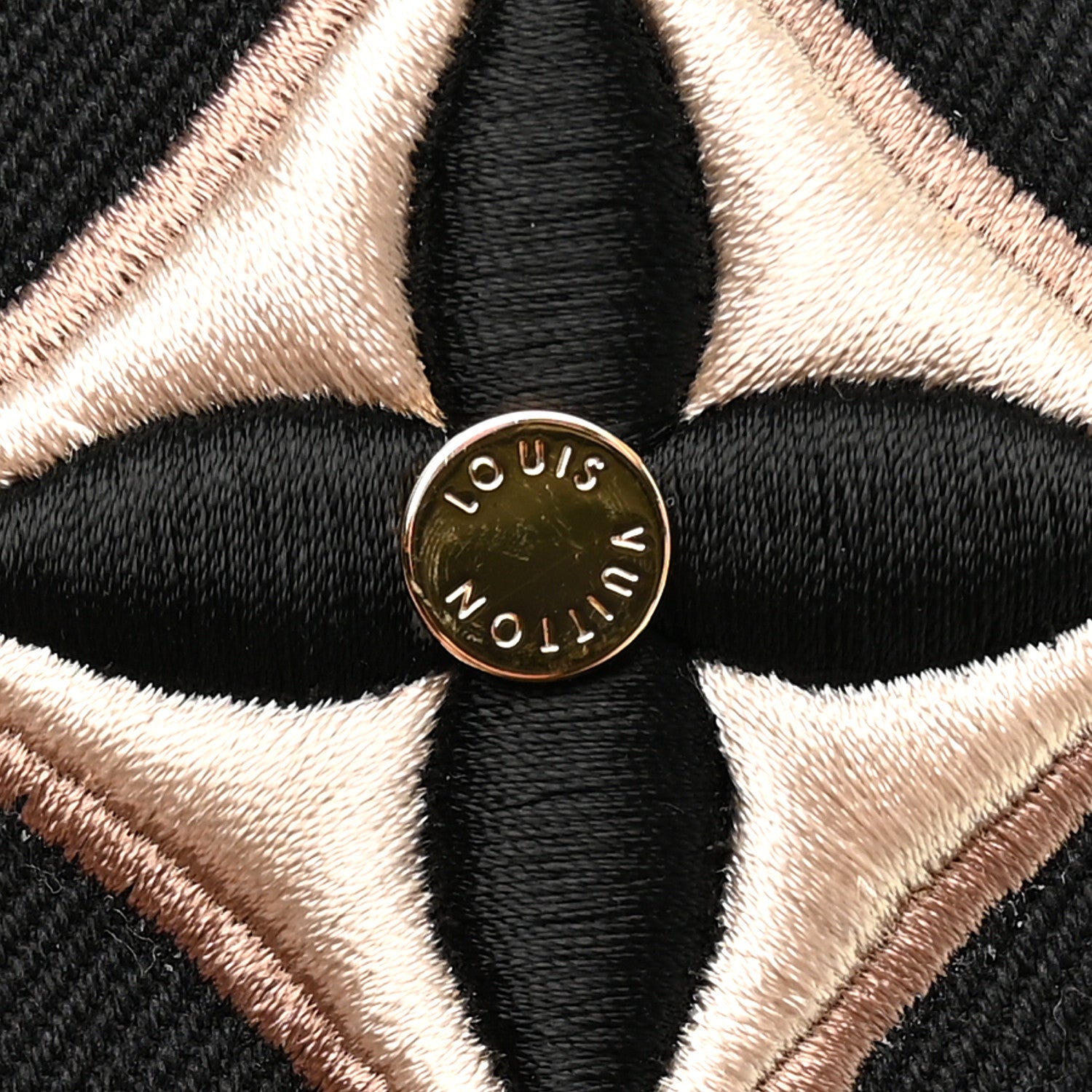 Louis Vuitton Monogram Cotton Jacquard Embroidered LV Day Cap M Black 11 of 11