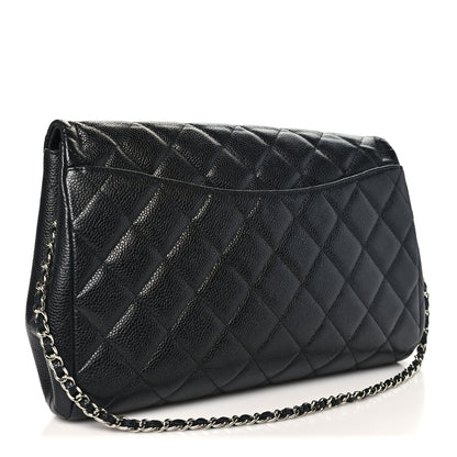 Chanel Caviar Quilted Clutch With Chain Flap Black 3 of 10