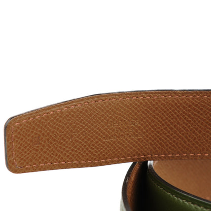 Hermes Epsom Swift 32mm Belt Strap 105 Alezan Vert Canopee 3 of 6